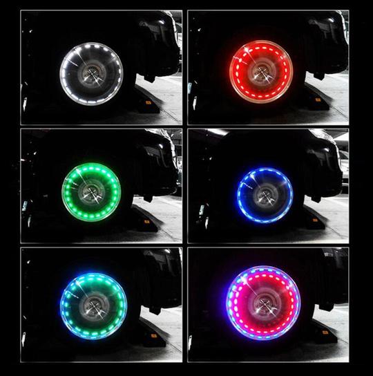 Solar Flash Wheel Tire Light