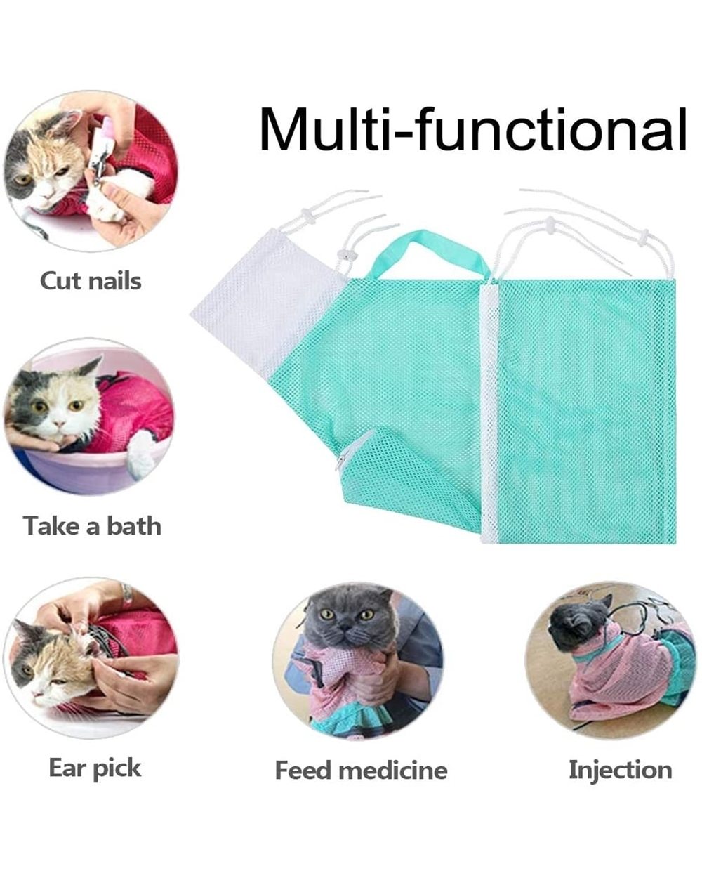 Pet Grooming Bath Bag