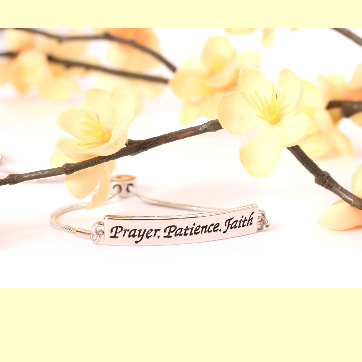 Prayer Patience Faith Bracelet