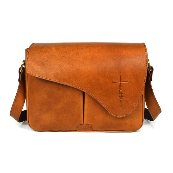 Delilah Handcrafted Leather Purse (Faith)